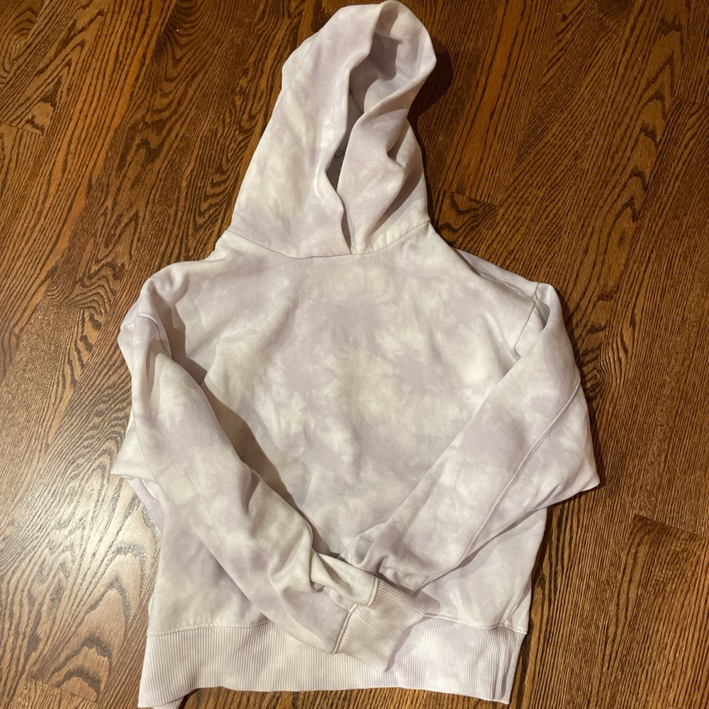 Target Women's Light Purple Tie-Dye Hoodie